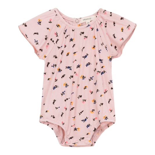 Multi Flower Print Romper