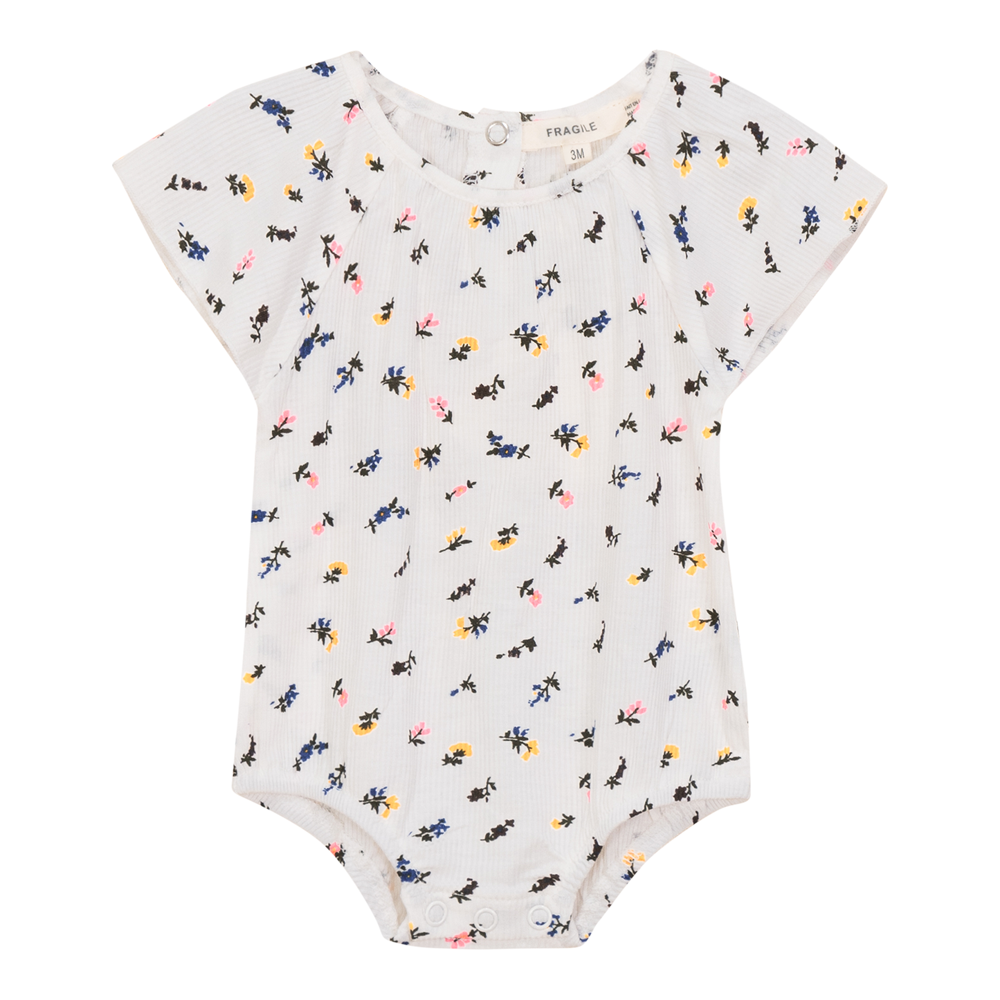 Multi Flower Print Romper