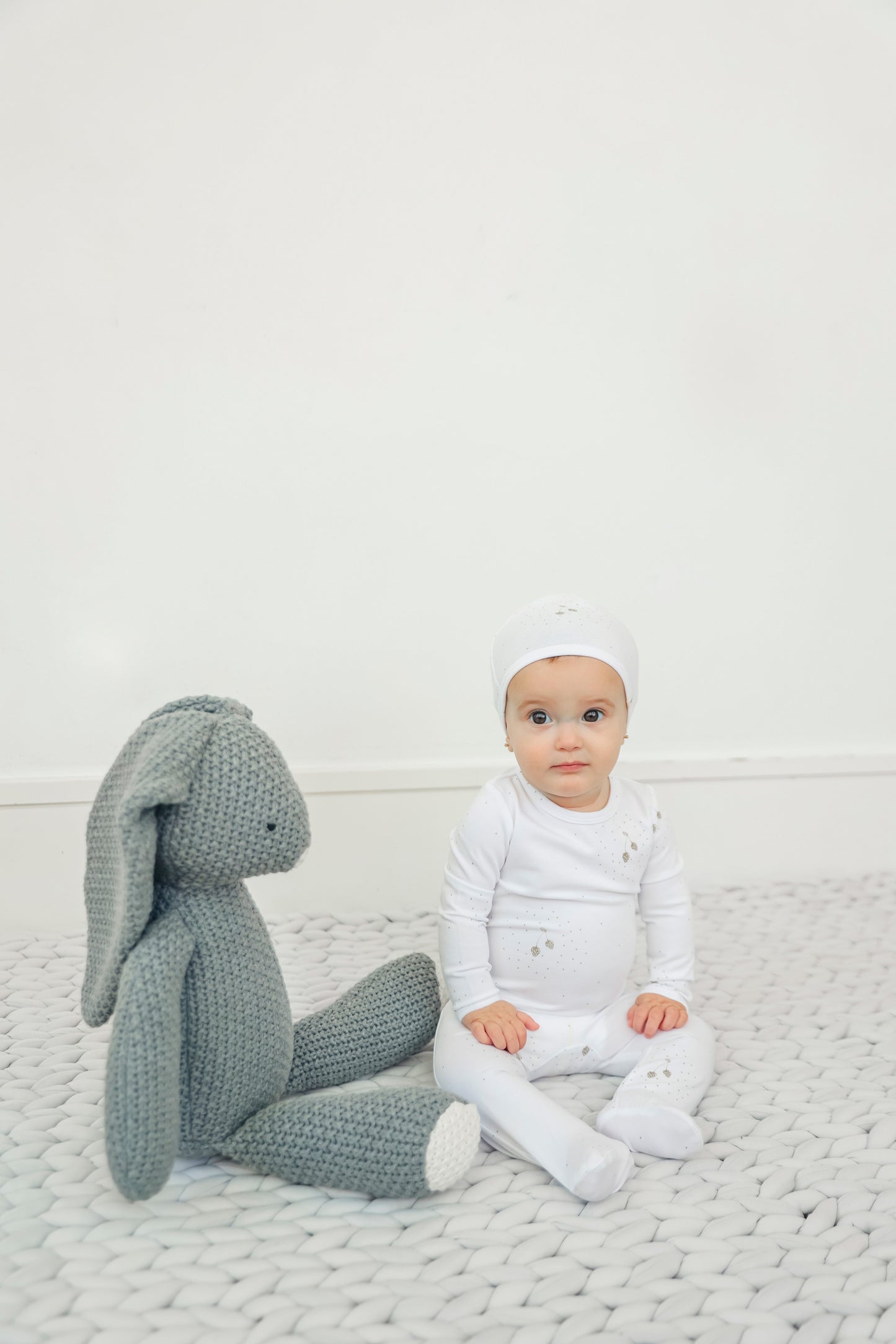 Strawberry and Dot Print Onesie Set