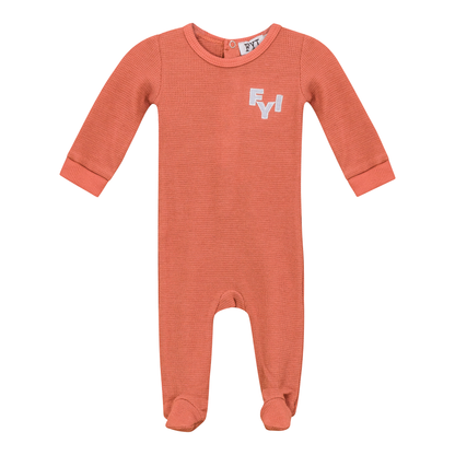 Waffle Square Textured Onesie