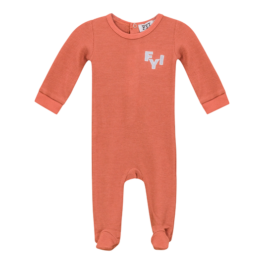 Waffle Square Textured Onesie