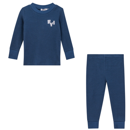 Waffle Square Textured 2Pc Set