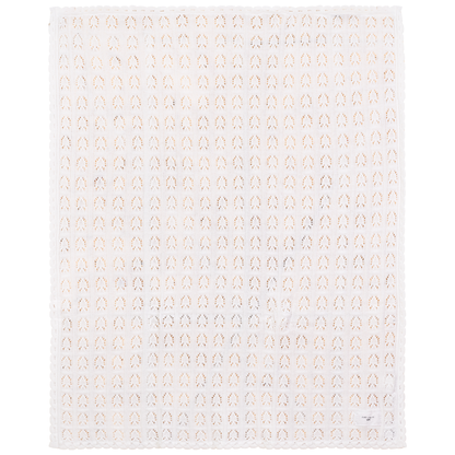 Knit Lace Texture Blanket