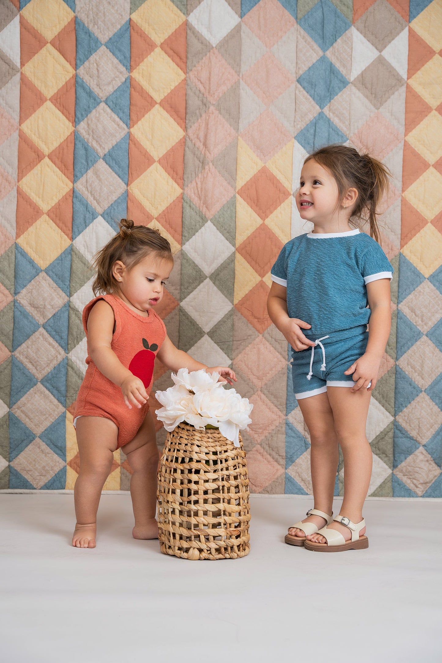 Textured Terry Short Set