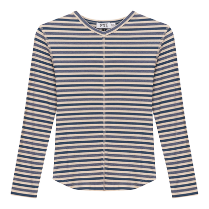 Striped Vneck Tshirt