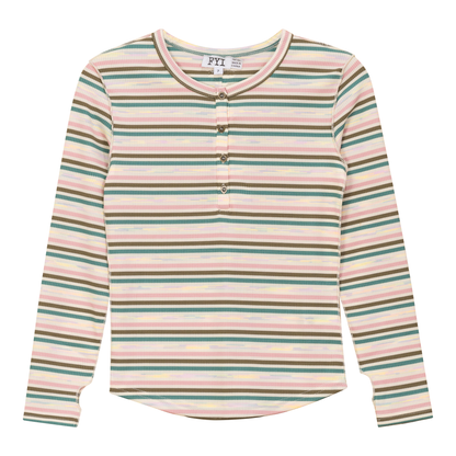 Multi Stripe Rib Top