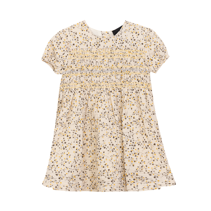 Crinkle Woven Flower Print Dress