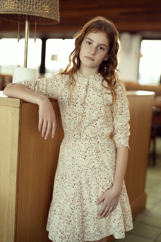 Crinkle Woven Flower Print 2Pc Set