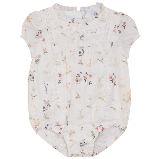 Flower Embroidered Bubble