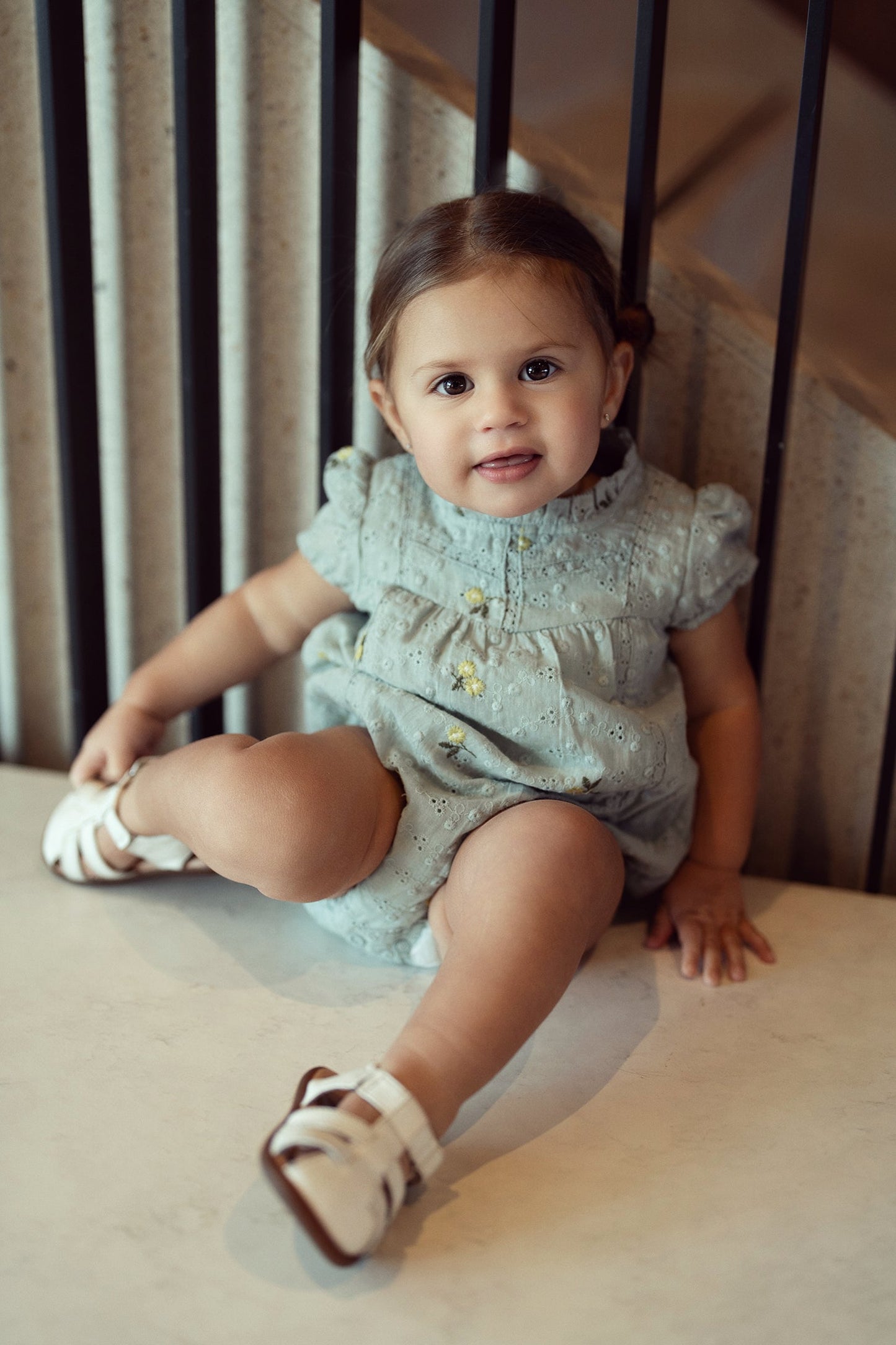 Flower Embroidered Bubble