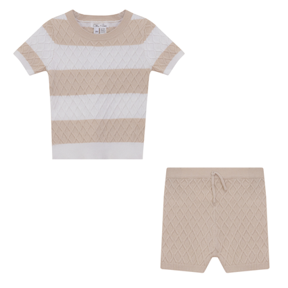 Honeycomb Stripe 2Pc Set