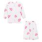 Flower Embroidered 2Pc Set