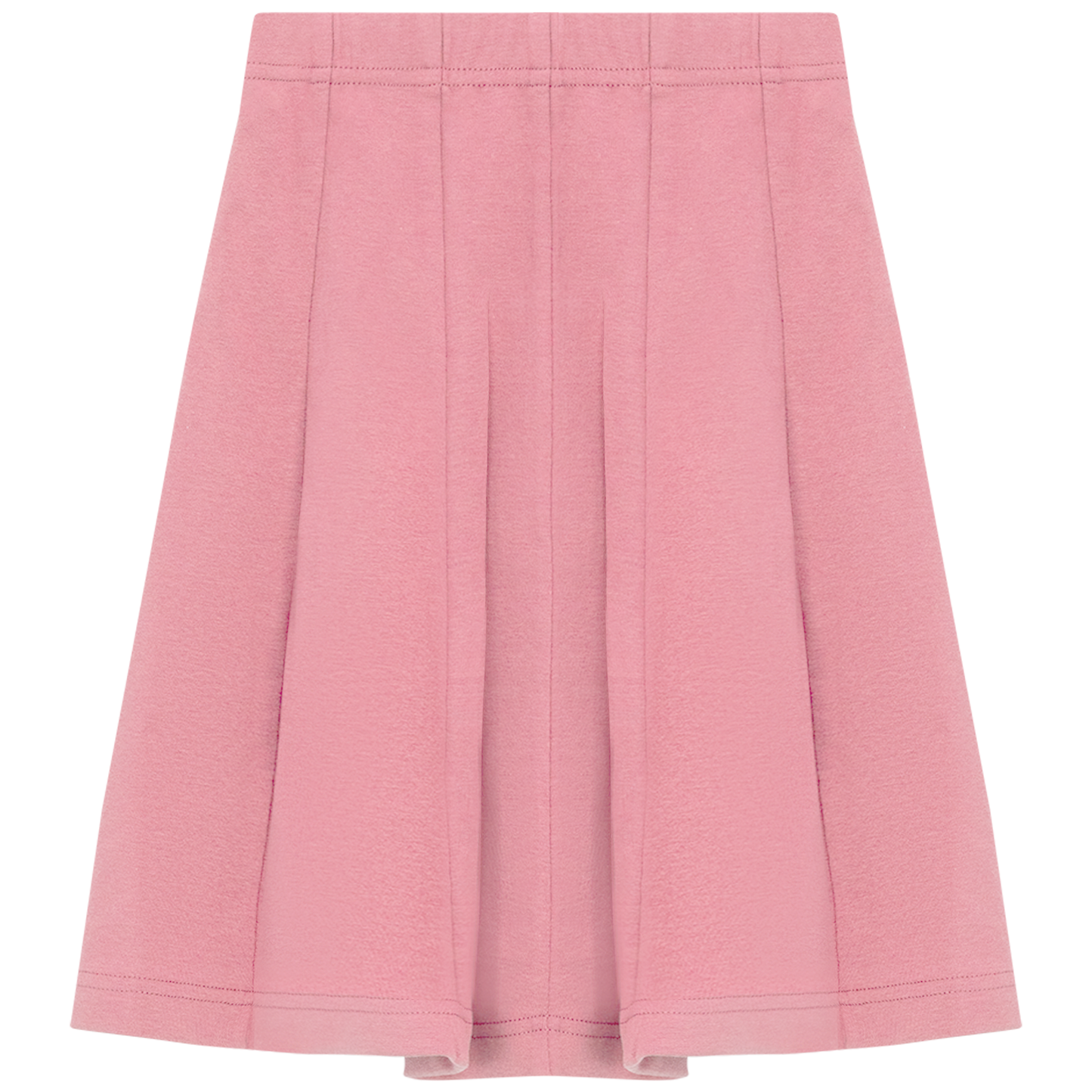 Ribbed Short Panel Skirt