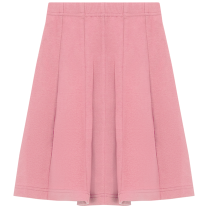 Ribbed Short Panel Skirt