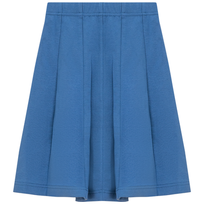 Ribbed Short Panel Skirt