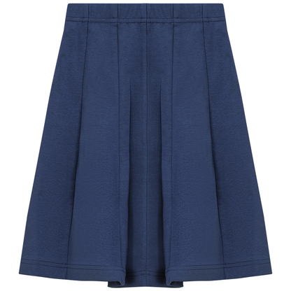 Ribbed Short Panel Skirt