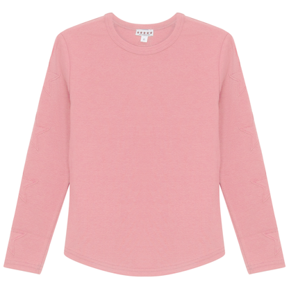 Stars Applique Rib Top