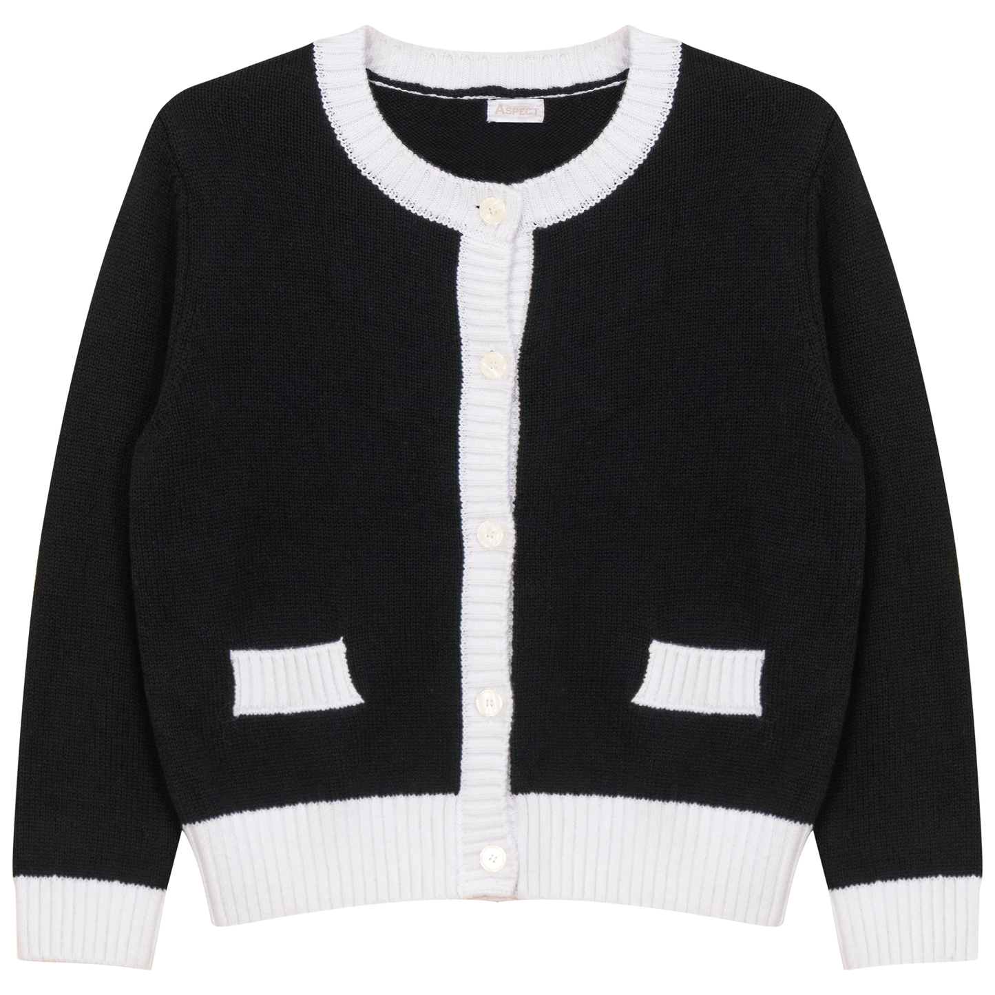 Contrast Trim Cardigan