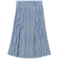 Paisley Print Pleated Skirt
