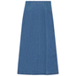 Stretch Denim Paneled Skirt