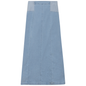 Stretch Denim Paneled Skirt