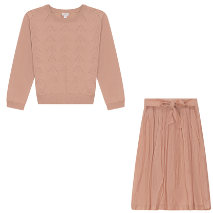 Pointelle Knit 2Pc Set