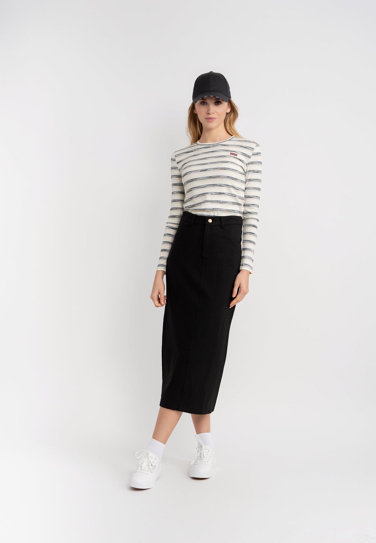 Distressed Stripe Top