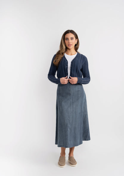 Linen Flare Skirt
