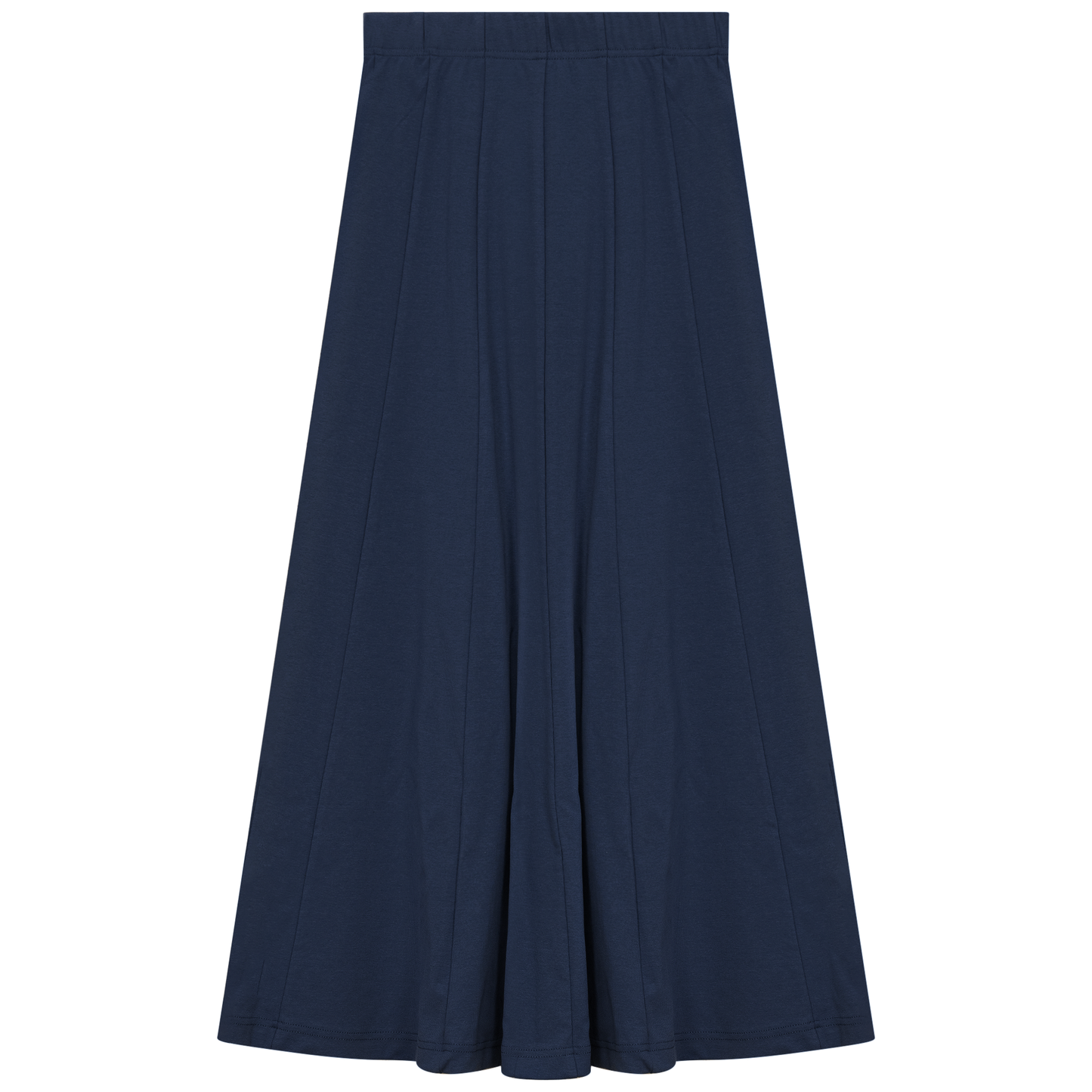 Ribbed Midi Panel Skirt