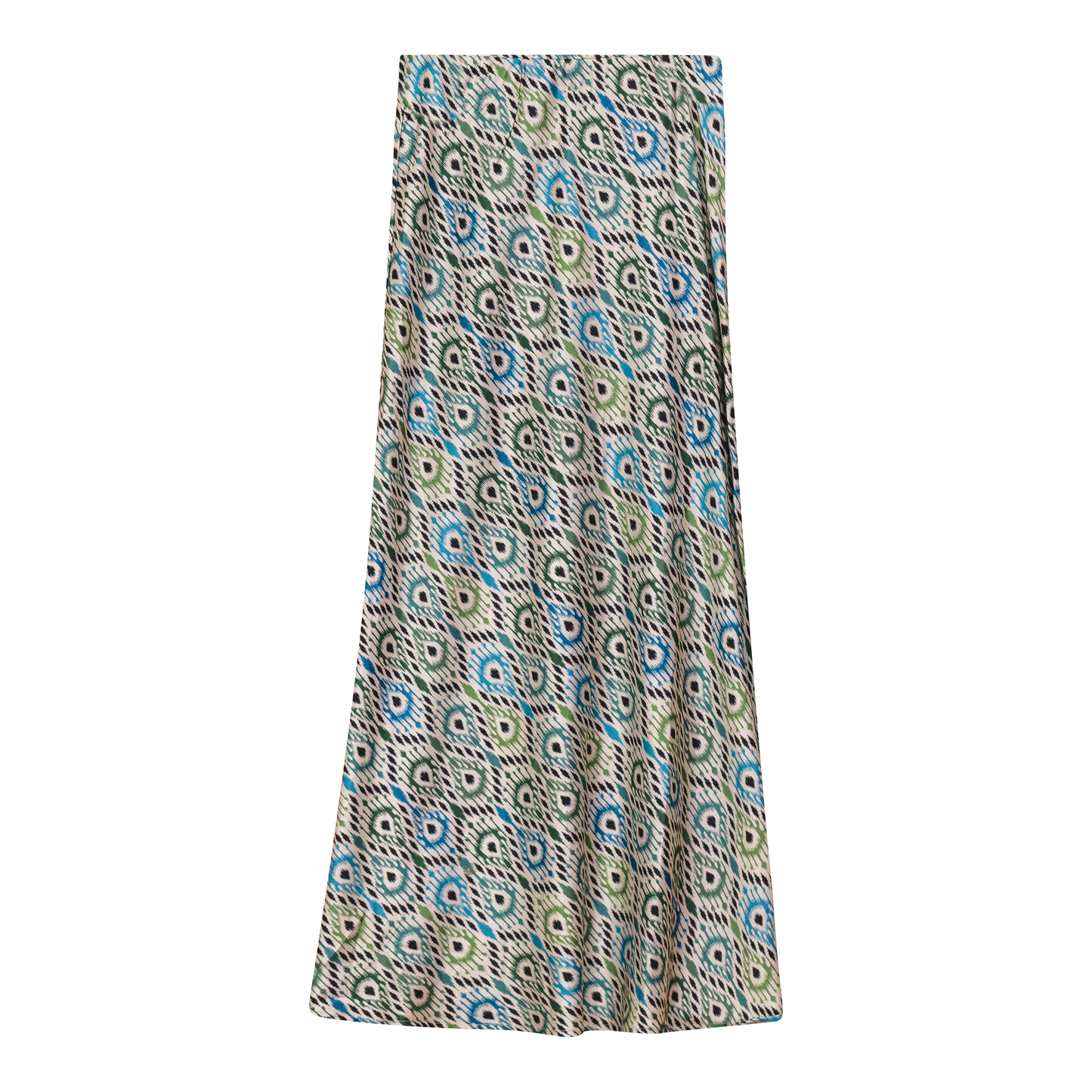 Woven Printed Midi Skirt