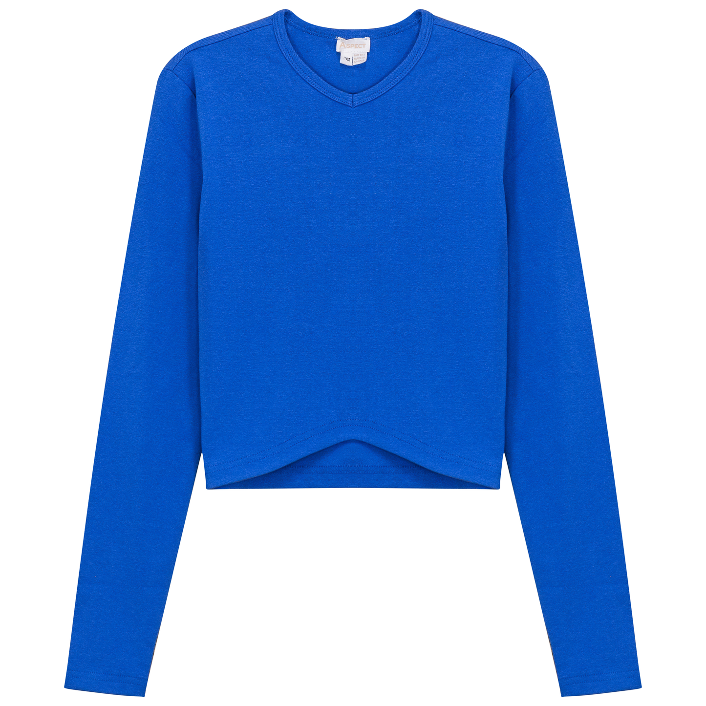 Triangle Ribbed Cropped Top