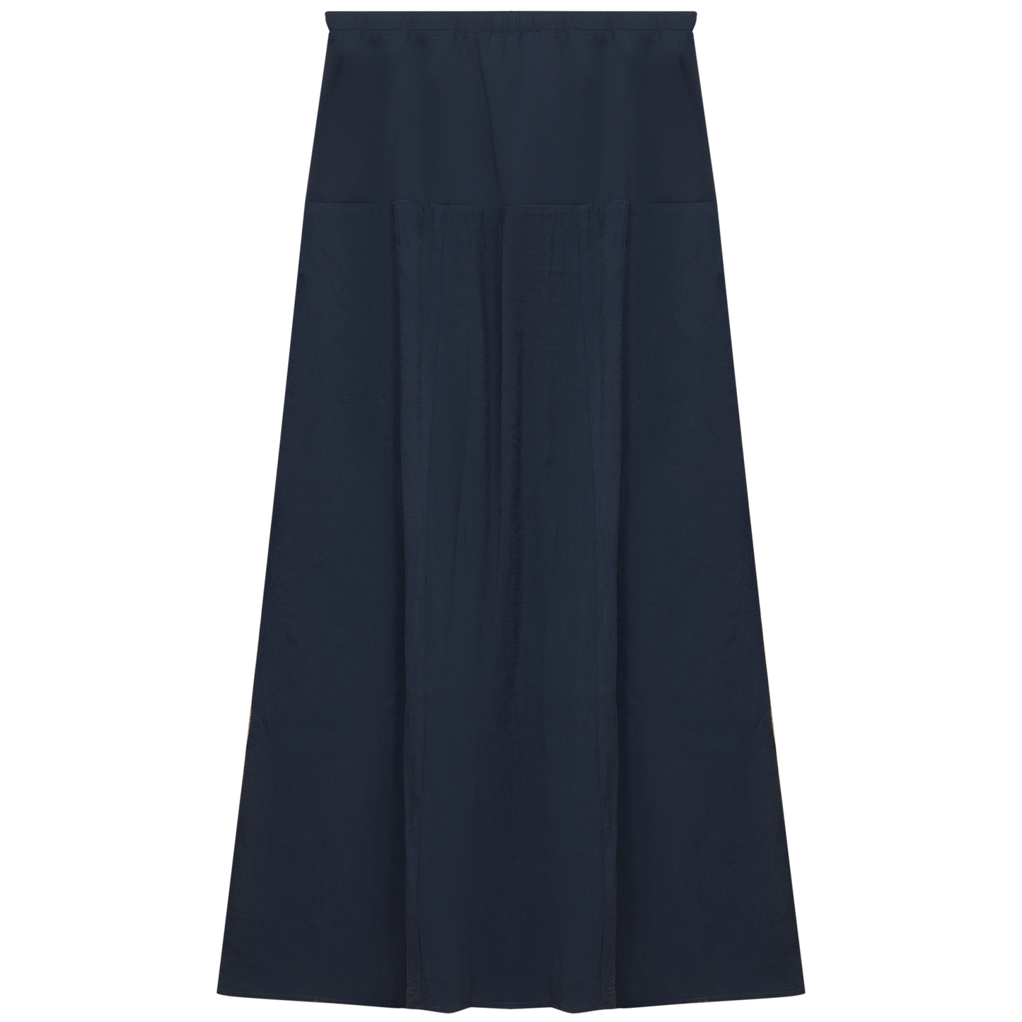 Maternity Maxi Copper Tencel Panel Skirt