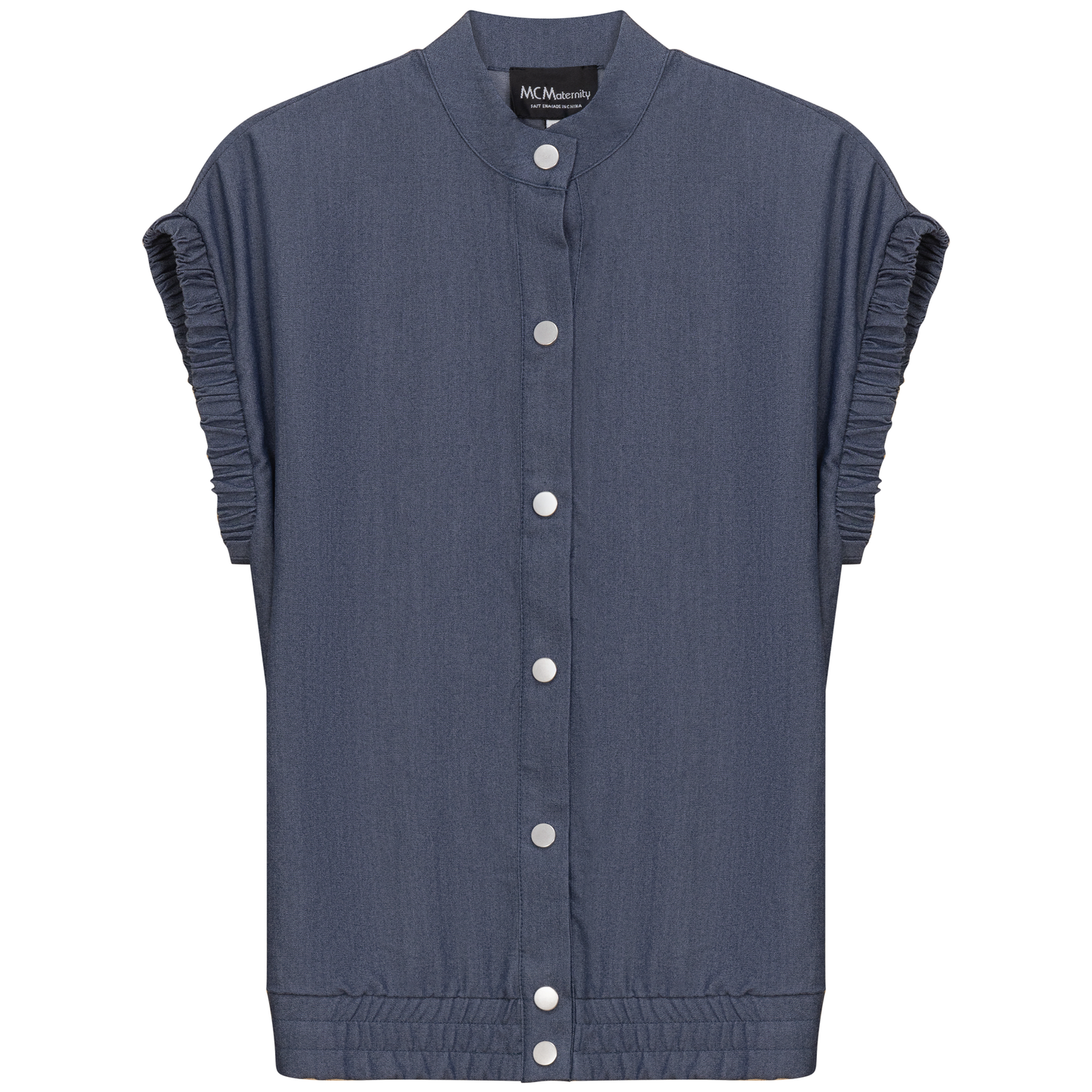 Maternity Denim Jacket Vest