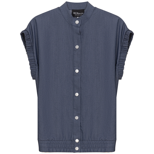 Maternity Denim Jacket Vest