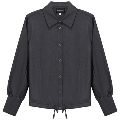 Maternity Denim Bungee Blouse