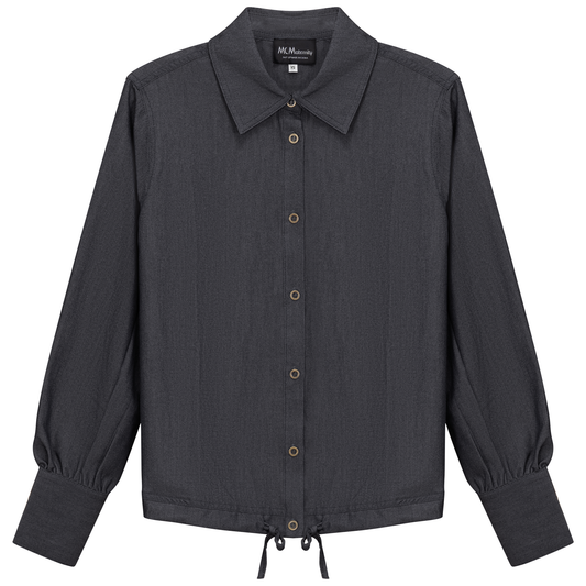 Maternity Denim Bungee Blouse