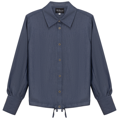 Maternity Denim Bungee Blouse