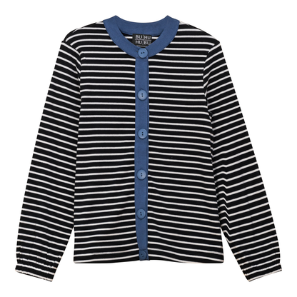 Maternity Striped Button Down Cardigan