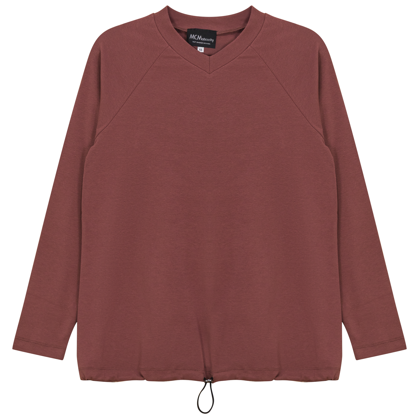 Maternity V Neck Bungee Tee