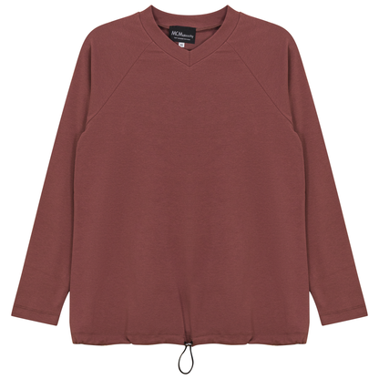 Maternity V Neck Bungee Tee