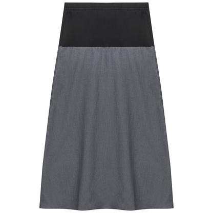 Maternity Chambray Midi Skirt