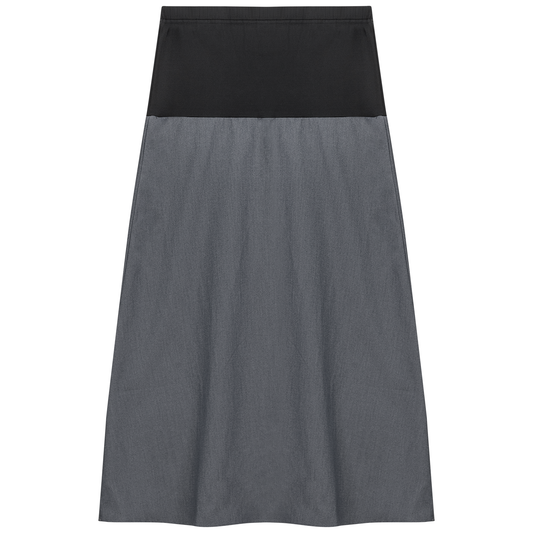 Maternity Chambray Midi Skirt