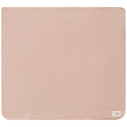 Pointelle Ribbed Blanket