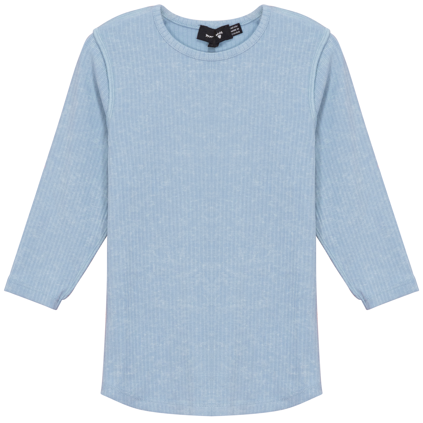 Distressed Rib Top