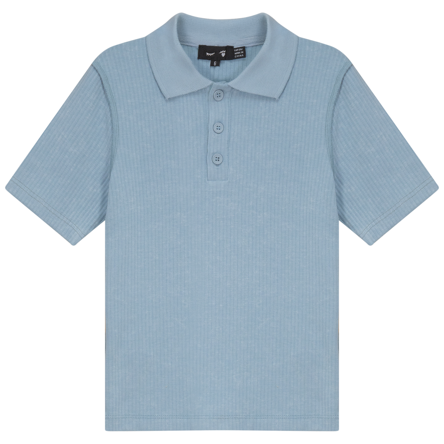 Distressed Short Polo