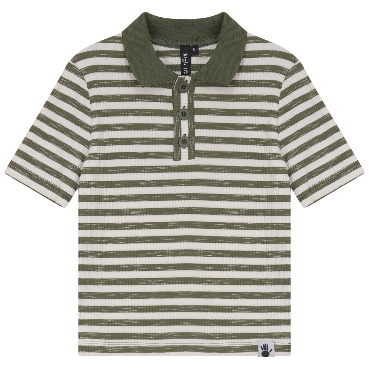 Mix Stripped Short Polo