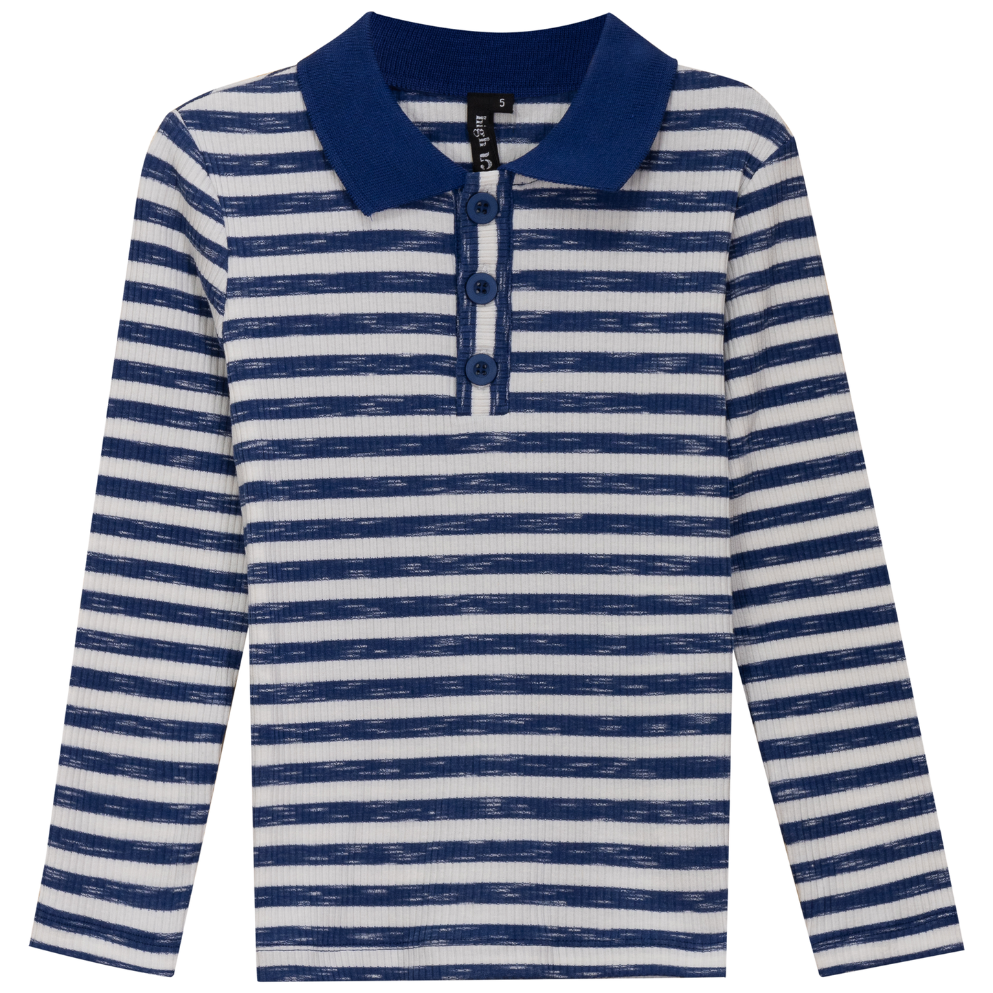 Mix Stripped Long Polo