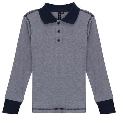 Mini Stripped Long Polo