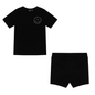 Smiley Embroidered Shorts Set