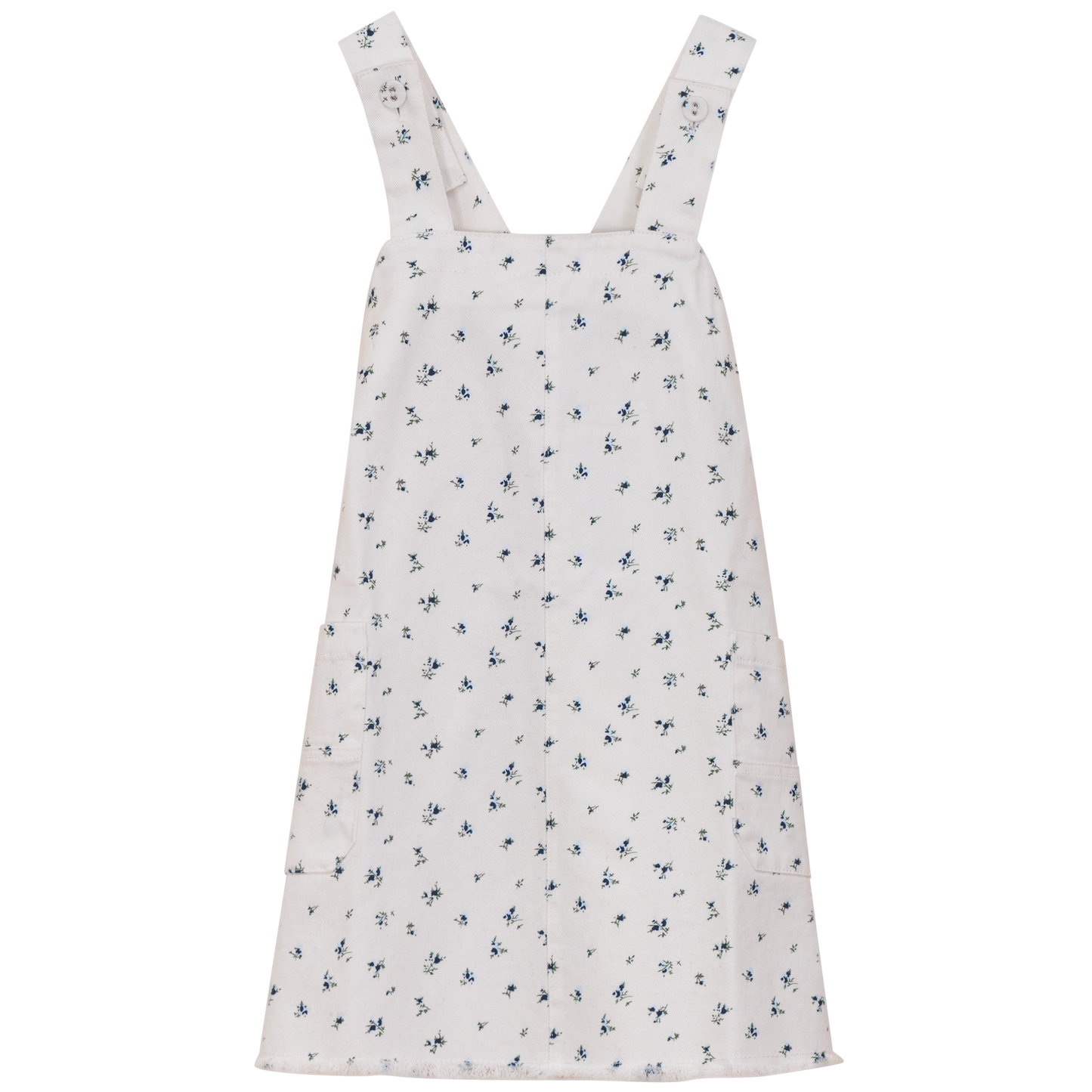 Floral Printed Denim Jumper